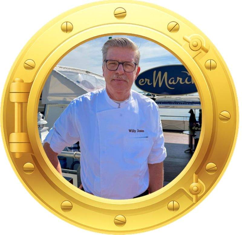 Unser Chef Smutje an Bord der Restaurant- und Eventschiffes erMarina im Hafen Ermatingen am Bodensee